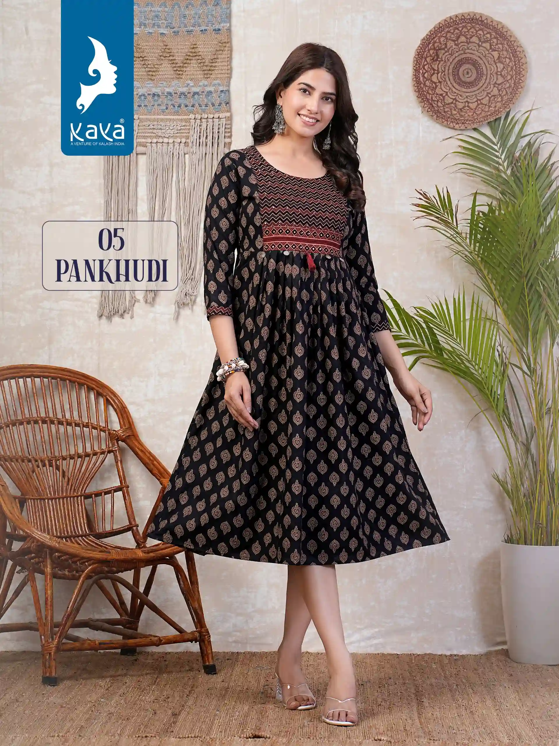 Kaya Pankhudi Cotton Wholesale Fancy Kurtis Catalog — Wholesale Kurtis, Kaya wholesale from Surat — view 2
